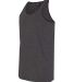 Burnside 9111 Heathered Tank Top in Heather charcoal side view