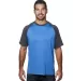 Burnside 9150 Rash Guard Shirt Royal/ Steel front view