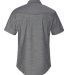 Burnside 9255 Chambray Short Sleeve Shirt Dark Denim back view
