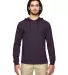 econscious EC1085 Unisex 4.25 oz. Blended Eco Jers EGGPLANT front view