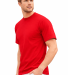 Alstyle 1301 Heavyweight Plain T Shirt by American in Red