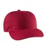 econscious EC7087 Twill 5-Panel Unstructured Hat in Red front view