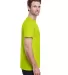 Gildan 2000T Tall 6.1 oz. Ultra Cotton T-Shirt in Safety green side view