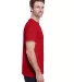Gildan 2000T Tall 6.1 oz. Ultra Cotton T-Shirt in Red side view