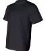 Bayside 1701 USA-Made 50/50 Short Sleeve T-Shirt in Navy side view