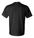 Bayside 1701 USA-Made 50/50 Short Sleeve T-Shirt Black back view