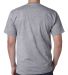 Bayside 5100 BA5100 Adult Short-Sleeve Tee Dark Ash back view
