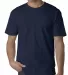 Bayside 5100 BA5100 Adult Short-Sleeve Tee Navy front view