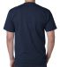 Bayside 5100 BA5100 Adult Short-Sleeve Tee Navy back view