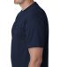 Bayside 5100 BA5100 Adult Short-Sleeve Tee Navy side view