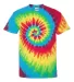 Dyenomite 200TI Tide Short Sleeve T-Shirt in Rainbow tide front view