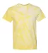 Dyenomite 200CY Cyclone Pinwheel Short Sleeve T-Sh in Pale yellow front view