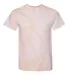 Dyenomite 200CY Cyclone Pinwheel Short Sleeve T-Sh in Peach front view