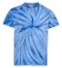 Dyenomite 20BCY Youth Cyclone Vat-Dyed Pinwheel Sh in Royal front view