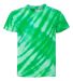 Dyenomite 20BTS Youth One Color Tiger Stripe T-Shi Kelly front view