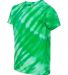 Dyenomite 20BTS Youth One Color Tiger Stripe T-Shi Kelly side view