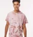 Dyenomite 200CR Crystal Tie Dyed T-Shirts in Copper front view