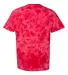 Dyenomite 200CR Crystal Tie Dyed T-Shirts in Red back view
