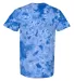 Dyenomite 200CR Crystal Tie Dyed T-Shirts in Royal back view