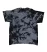 Dyenomite 200CR Crystal Tie Dyed T-Shirts in Black/ grey back view