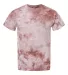 Dyenomite 20BCR Youth Crystal Tie Dye T-Shirt in Copper front view