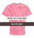 Dyenomite 20BCR Youth Crystal Tie Dye T-Shirt Black/ Grey front view