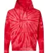 Dyenomite 854CY Cyclone Hooded Sweatshirt in Red front view