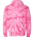 Dyenomite 854CY Cyclone Hooded Sweatshirt in Pink back view