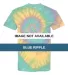 Dyenomite 200RP Ripple Pigment Dyed T-Shirt Blue Ripple front view