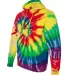 Dyenomite 854MS Multi-Color Spiral Pullover Hooded in Michelangelo spiral side view
