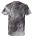 Dyenomite 200MR Marble Tie-Dye T-Shirt in Black back view