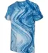 Dyenomite 200MR Marble Tie-Dye T-Shirt Blue side view