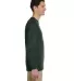 Jerzees 21MLR Dri-Power Sport Long Sleeve T-Shirt Forest Green side view