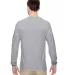 Jerzees 21MLR Dri-Power Sport Long Sleeve T-Shirt Silver back view