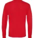 Jerzees 21MLR Dri-Power Sport Long Sleeve T-Shirt True Red back view
