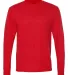 Jerzees 21MLR Dri-Power Sport Long Sleeve T-Shirt True Red front view