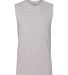 Jerzees 29SR Dri-Power Active Sleeveless 50/50 T-S Ash front view