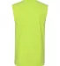 Jerzees 29SR Dri-Power Active Sleeveless 50/50 T-S Safety Green back view