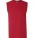 Jerzees 29SR Dri-Power Active Sleeveless 50/50 T-S True Red front view