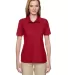 Jerzees 537WR Easy Care Women's Pique Sport Shirt in True red front view