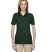 Jerzees 537WR Easy Care Women's Pique Sport Shirt in Forest green front view