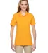 Jerzees 537WR Easy Care Women's Pique Sport Shirt in Gold front view