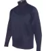 Jerzees PF95MR Dri-Power® Sport Quarter-Zip Cadet J. Navy side view