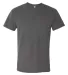 Jerzees 601MR Dri-Power Active Triblend T-Shirt Black Heather front view