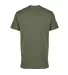 Delta 12601 Soft Spun Pepper Heather Tee in Sage pepper heather back view