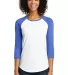 238 DT6211 District   Juniors Very Important Tee   Royal Frost/Wh front view