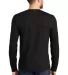 DM132 District Made Mens Perfect Tri Long Sleeve C in Black back view