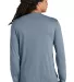 DM132 District Made Mens Perfect Tri Long Sleeve C in Flntbluhtr back view