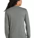 DM132 District Made Mens Perfect Tri Long Sleeve C in Htdchar back view