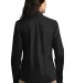 242 LW100 Port Authority Ladies Long Sleeve Carefr Deep Black back view